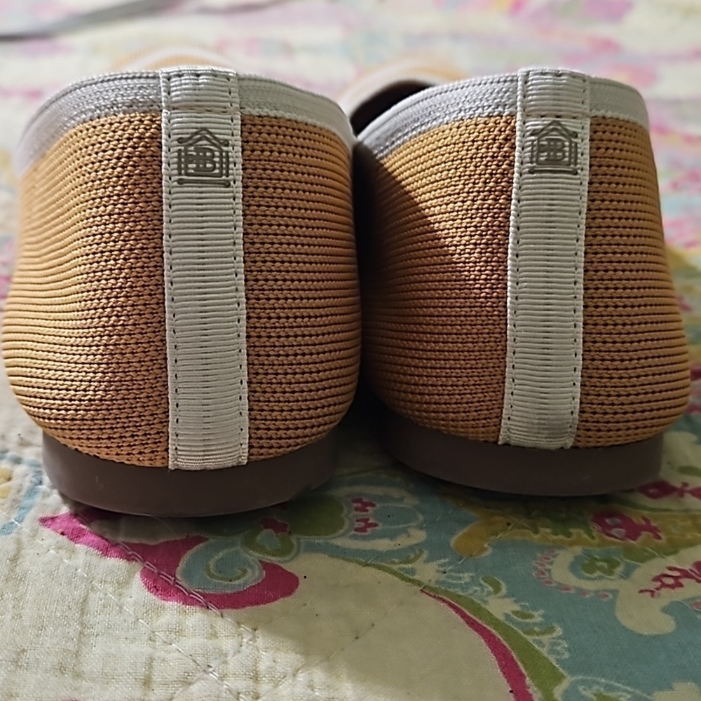 Birdies The Blackbird Mustard Knit Loafer Sz 7.5 - Picture 3 of 9